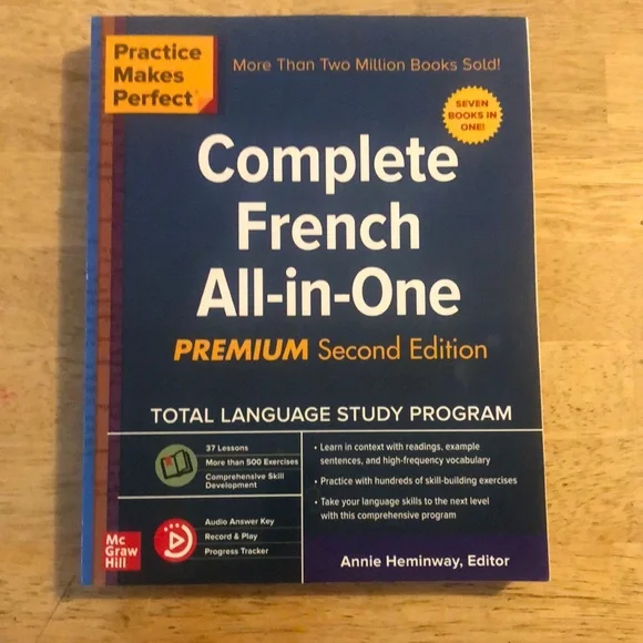 Complete French All In One Total Language Study Program Second Edition - Picture 1 of 9